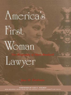 cover image of America's First Woman Lawyer